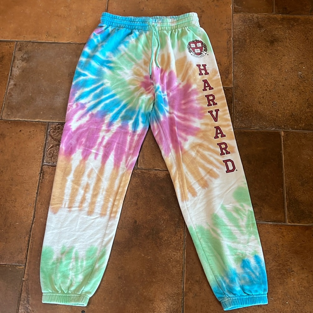 Harvard Forever 21 Tie Dye Sweats Size M
